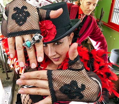 Performers at Carnival of Illusion Theater